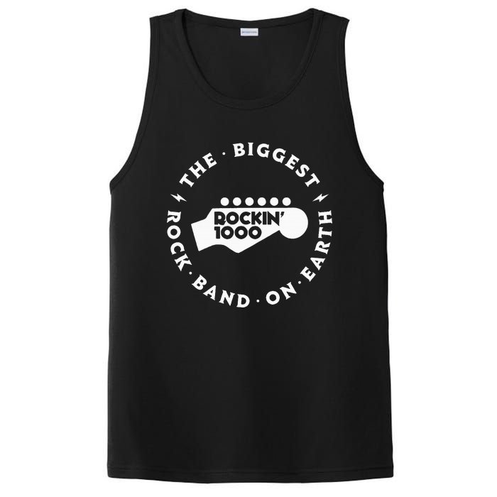 Rockin1000 The Biggest Rock Band On Earth Circle Version PosiCharge Competitor Tank