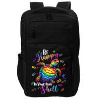 Rainbow Turtle Be Happy In Your Own Shell Autism Awareness Impact Tech Backpack