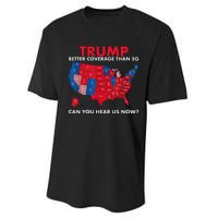 Retro Trump Better Coverage Than 5g Can You Hear Us Now Performance Sprint T-Shirt