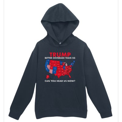 Retro Trump Better Coverage Than 5g Can You Hear Us Now Urban Pullover Hoodie