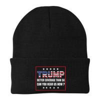 Retro Trump Better Coverage Than 5g Can You Hear Us Now Knit Cap Winter Beanie