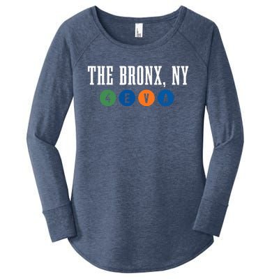 retro The Bronx NY 4 EVA New York City NYC Pride Women's Perfect Tri Tunic Long Sleeve Shirt