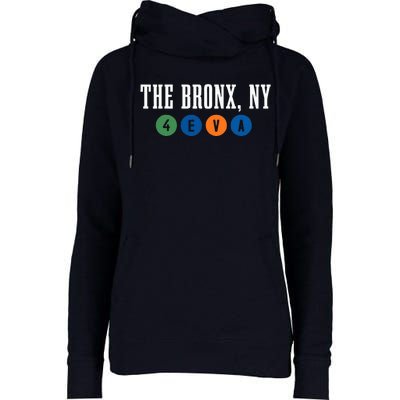 retro The Bronx NY 4 EVA New York City NYC Pride Womens Funnel Neck Pullover Hood