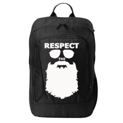 Respect The Beard Novelty Graphic Great Gift City Backpack