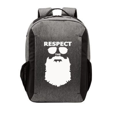 Respect The Beard Novelty Graphic Great Gift Vector Backpack