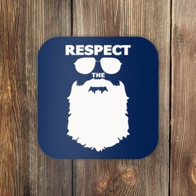 Respect The Beard Novelty Graphic Great Gift Coaster