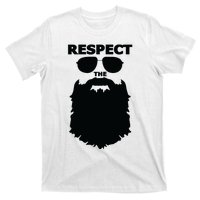 Respect The Beard Novelty Graphic Great Gift T-Shirt