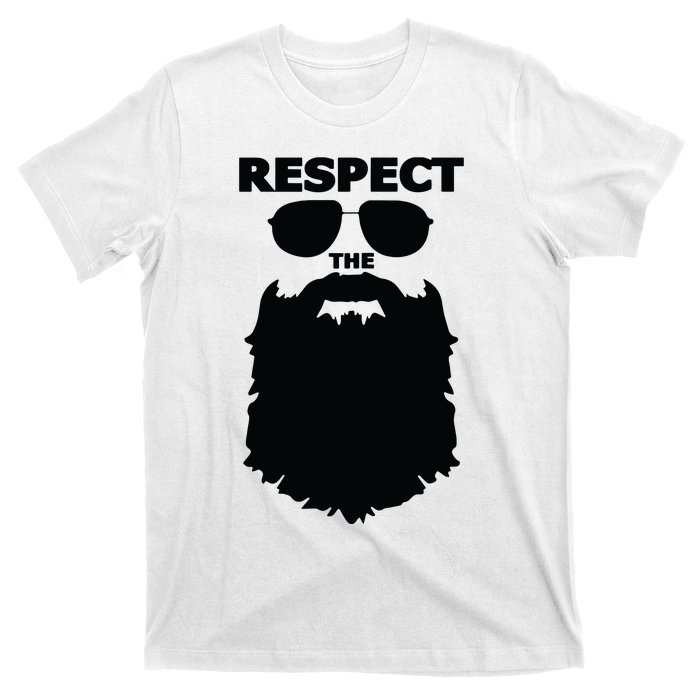 Respect The Beard Novelty Graphic Great Gift T-Shirt