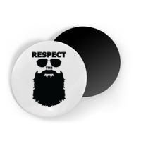 Respect The Beard Novelty Graphic Great Gift Magnet