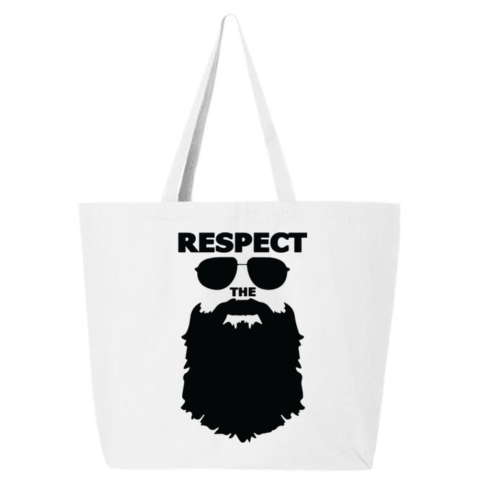 Respect The Beard Novelty Graphic Great Gift 25L Jumbo Tote