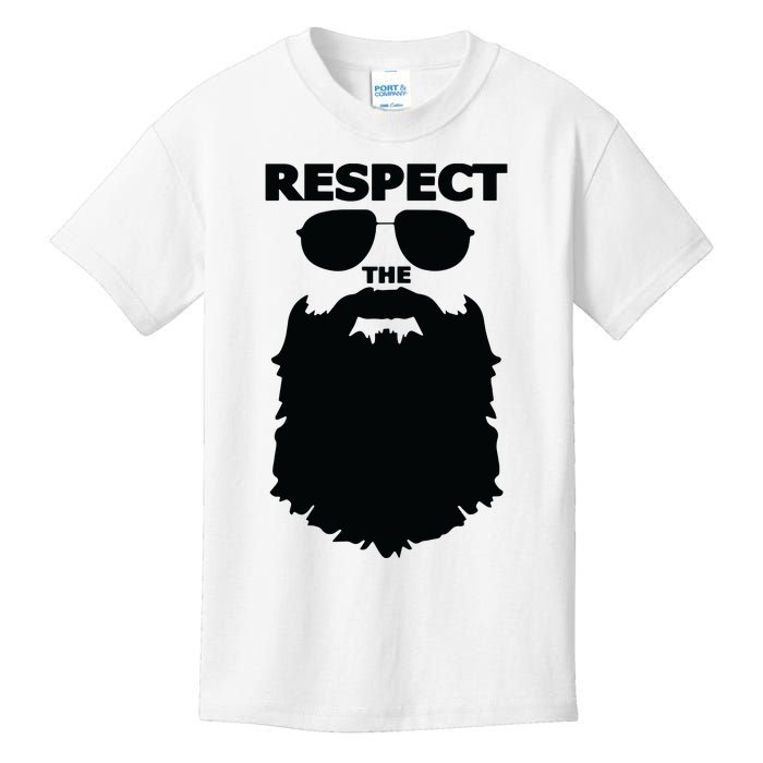 Respect The Beard Novelty Graphic Great Gift Kids T-Shirt