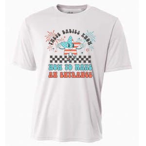 Retro These Babies Know How To Make An Entrance 4th Of July Cooling Performance Crew T-Shirt