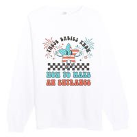 Retro These Babies Know How To Make An Entrance 4th Of July Premium Crewneck Sweatshirt