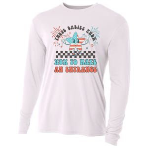 Retro These Babies Know How To Make An Entrance 4th Of July Cooling Performance Long Sleeve Crew