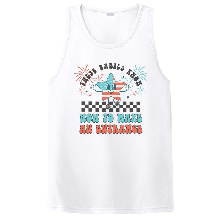 Retro These Babies Know How To Make An Entrance 4th Of July PosiCharge Competitor Tank