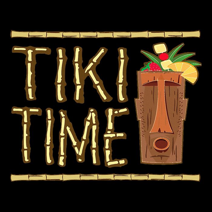 Retro Tiki Bar Design 16 in Basic Backpack