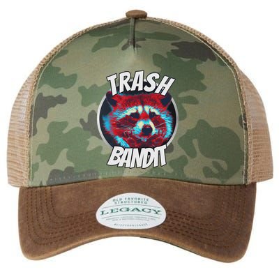 Raccoon Trash Bandit Funny Raccoon Trash Panda Legacy Tie Dye Trucker Hat