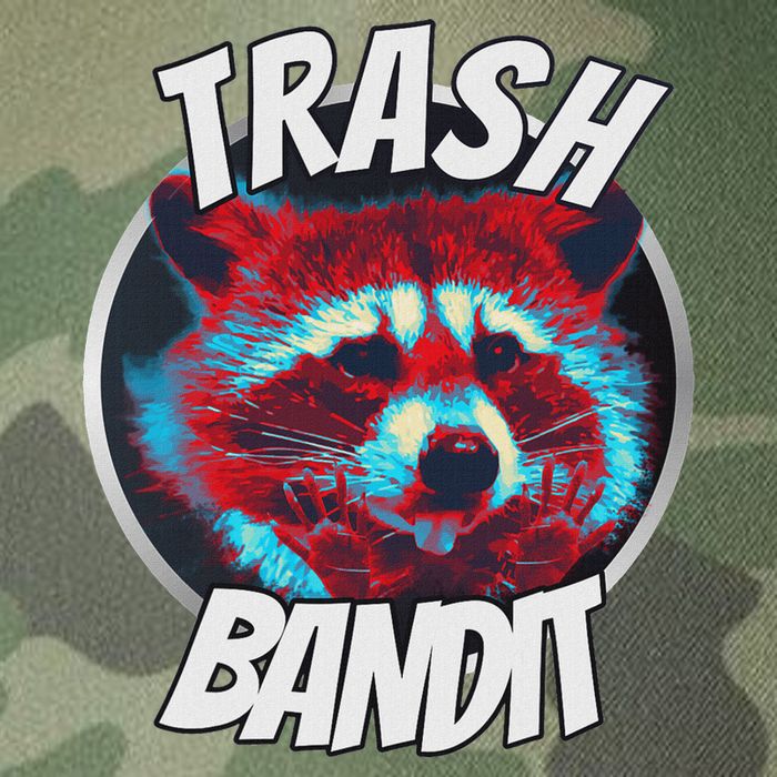 Raccoon Trash Bandit Funny Raccoon Trash Panda Legacy Tie Dye Trucker Hat