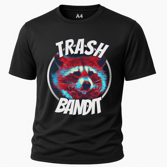 Raccoon Trash Bandit Funny Raccoon Trash Panda Cooling Performance Crew T-Shirt