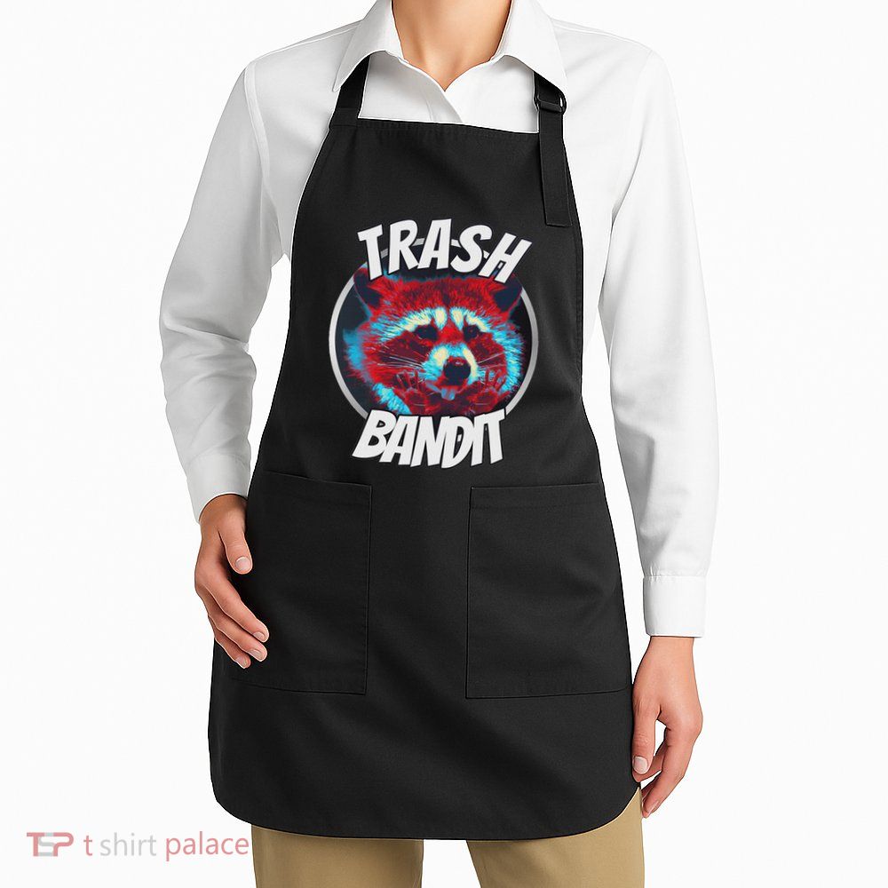 Raccoon Trash Bandit Funny Raccoon Trash Panda Apron