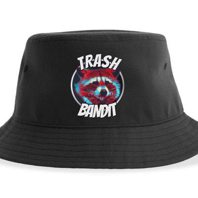 Raccoon Trash Bandit Funny Raccoon Trash Panda Sustainable Bucket Hat