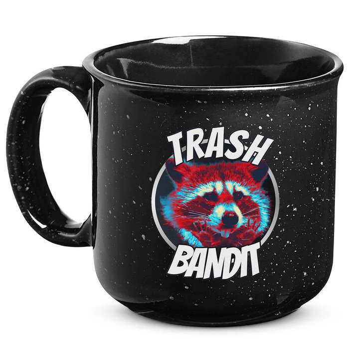 Raccoon Trash Bandit Funny Raccoon Trash Panda 15oz Campfire Ceramic Mug
