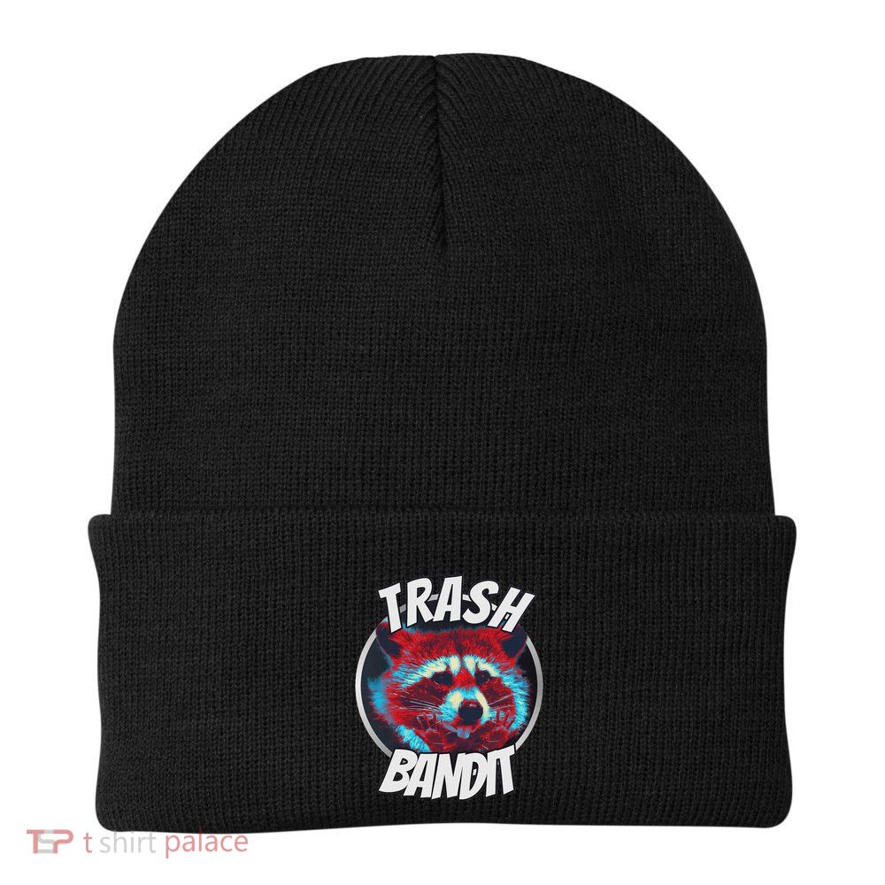 Raccoon Trash Bandit Funny Raccoon Trash Panda Beanie