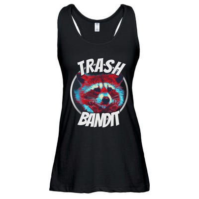 Raccoon Trash Bandit Funny Raccoon Trash Panda Ladies Essential Flowy Tank