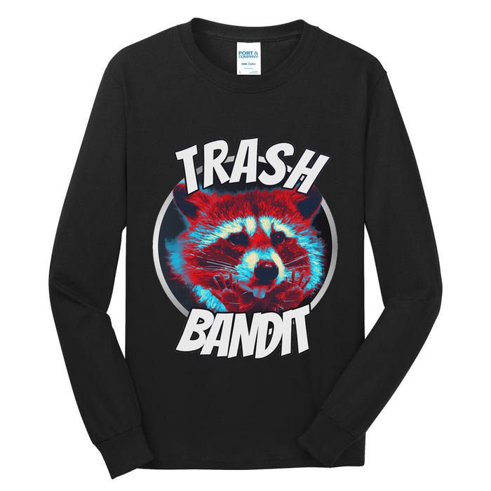 Raccoon Trash Bandit Funny Raccoon Trash Panda Tall Long Sleeve T-Shirt