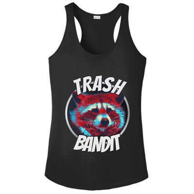 Raccoon Trash Bandit Funny Raccoon Trash Panda Ladies PosiCharge Competitor Racerback Tank