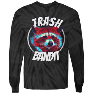 Raccoon Trash Bandit Funny Raccoon Trash Panda Tie-Dye Long Sleeve Shirt