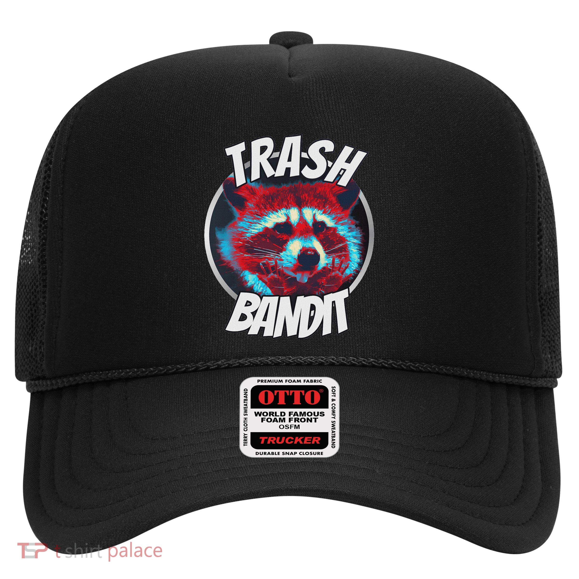 Raccoon Trash Bandit Funny Raccoon Trash Panda Trucker Hat