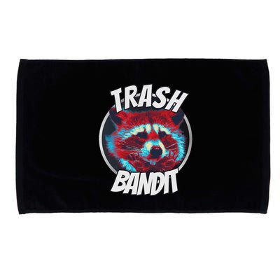 Raccoon Trash Bandit Funny Raccoon Trash Panda Microfiber Hand Towel