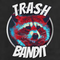 Raccoon Trash Bandit Funny Raccoon Trash Panda Microfiber Hand Towel