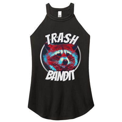 Raccoon Trash Bandit Funny Raccoon Trash Panda Women's Perfect Tri Rocker Tank