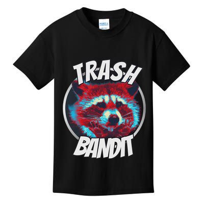 Raccoon Trash Bandit Funny Raccoon Trash Panda Kids T-Shirt