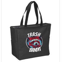 Raccoon Trash Bandit Funny Raccoon Trash Panda Zip Tote Bag