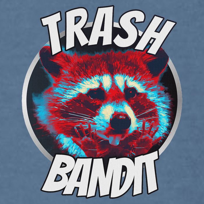 Raccoon Trash Bandit Funny Raccoon Trash Panda Garment-Dyed Sweatshirt