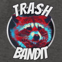 Raccoon Trash Bandit Funny Raccoon Trash Panda Vector Backpack