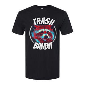 Raccoon Trash Bandit Funny Raccoon Trash Panda Softstyle CVC T-Shirt