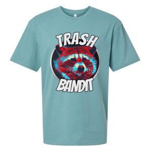 Raccoon Trash Bandit Funny Raccoon Trash Panda Sueded Cloud Jersey T-Shirt