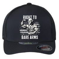 Right To Bare Arms 4th Of July Gym Workout Flexfit Unipanel Trucker Cap