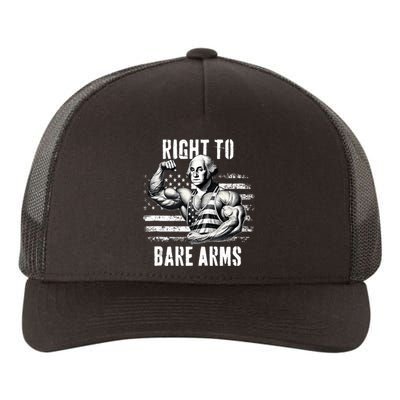 Right To Bare Arms 4th Of July Gym Workout Yupoong Adult 5-Panel Trucker Hat