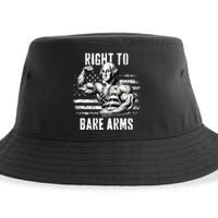 Right To Bare Arms 4th Of July Gym Workout Sustainable Bucket Hat