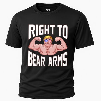 Right To Bear Arms Donald Trump Bodybuilding Gym Fitness Performance Shirt