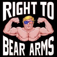 Right To Bear Arms Donald Trump Bodybuilding Gym Fitness Impact Tech Backpack