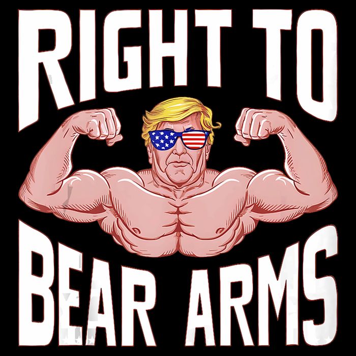Right To Bear Arms Donald Trump Bodybuilding Gym Fitness Impact Tech Backpack