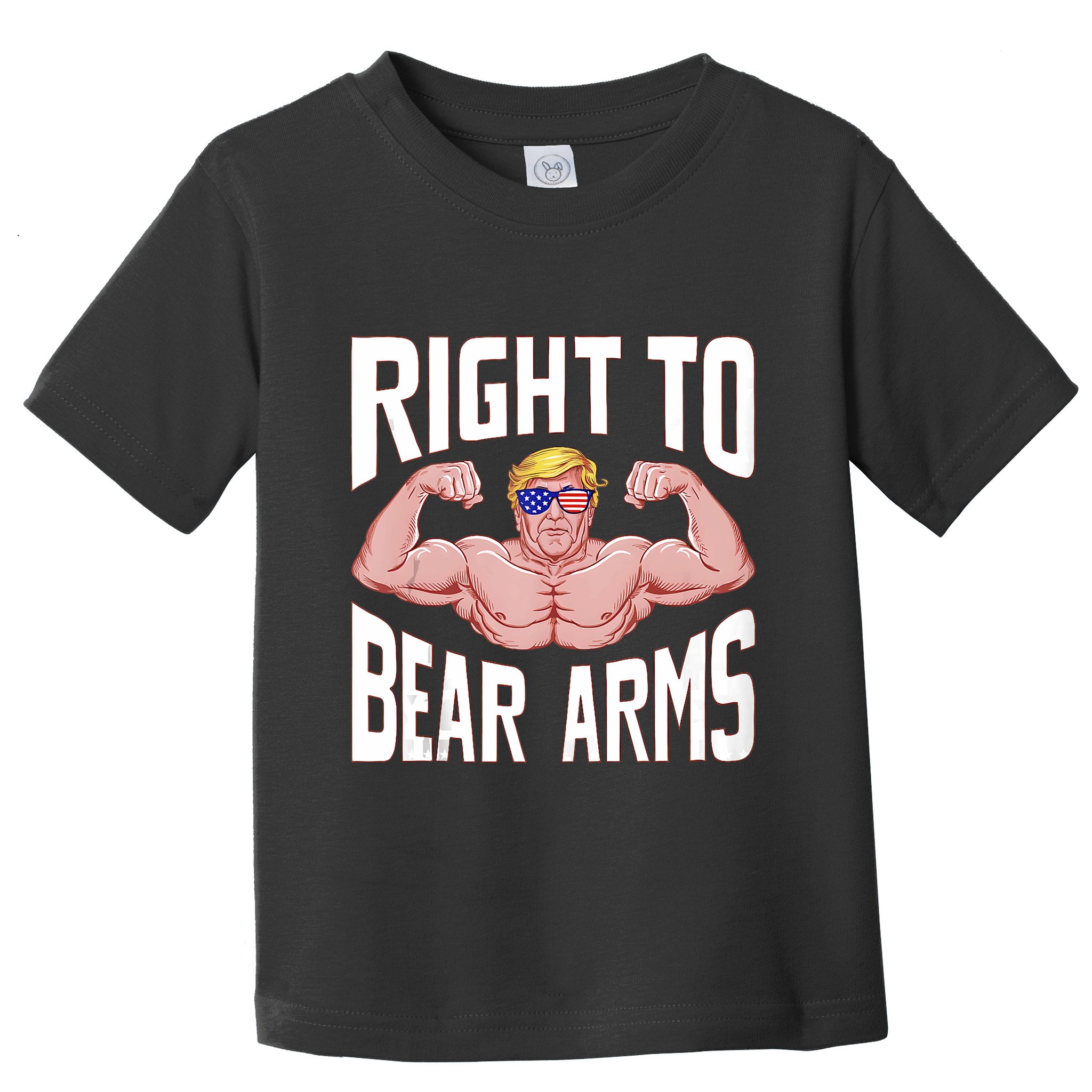 Right To Bear Arms Donald Trump Bodybuilding Gym Fitness Toddler T-Shirt
