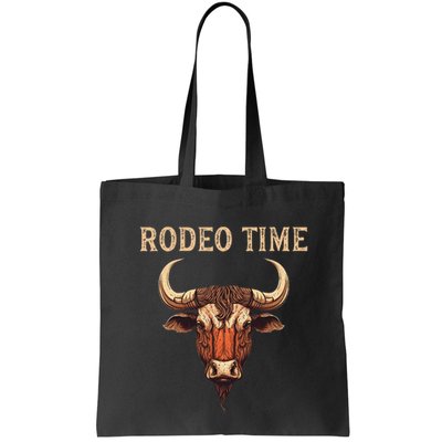 Rodeo Time Bull Riding Cowboy Bull Rider Bag