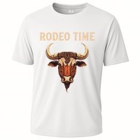 Rodeo Time Bull Riding Cowboy Bull Rider Cooling Performance Crew T-Shirt